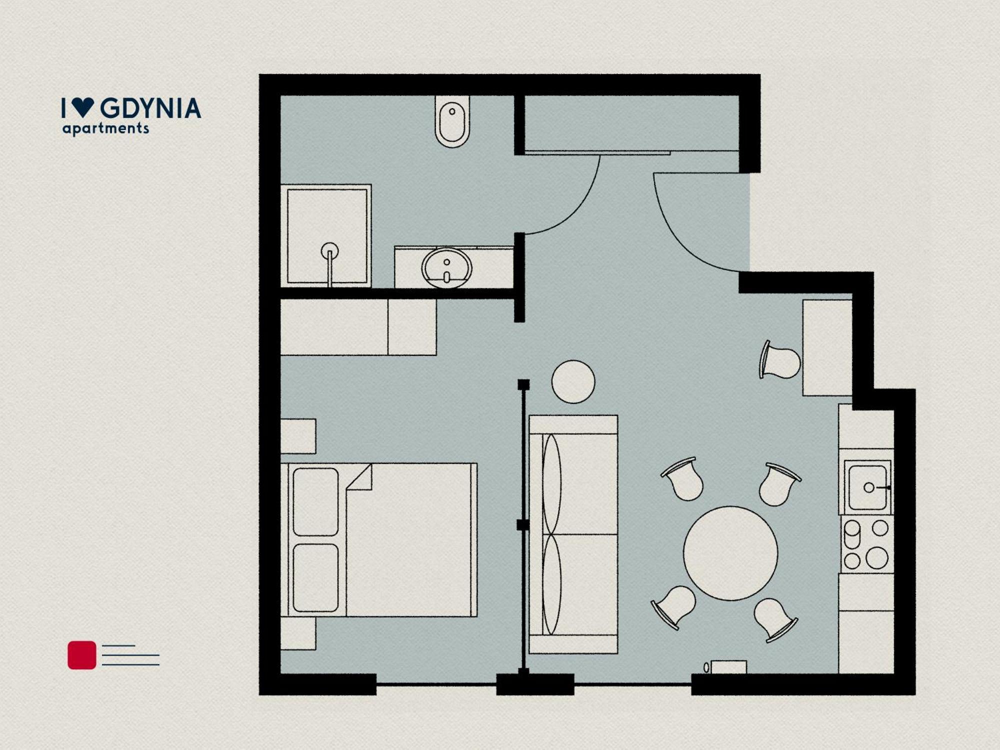 I Love Gdynia Apartments - Apartament Z Parkingiem Exterior foto